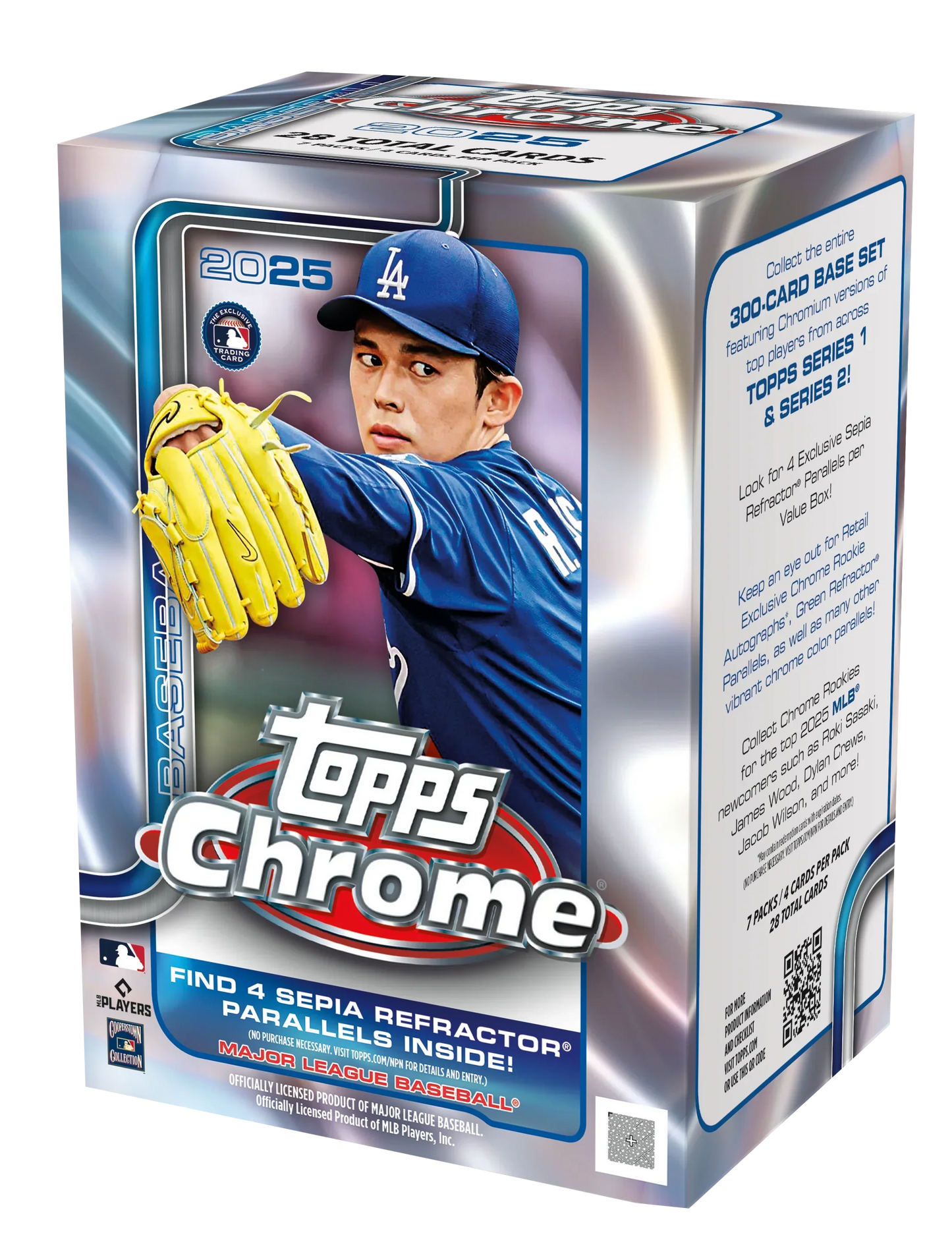 2025 Topps Chrome Baseball Blaster 40 Box Case
