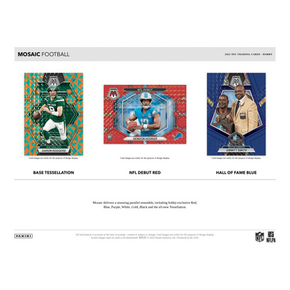 2023 Panini Mosaic Football Hobby 12 Box Case