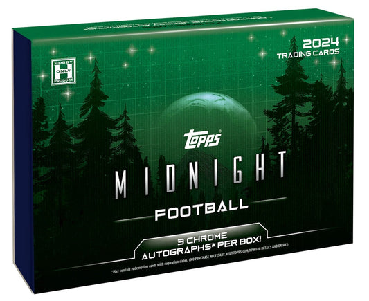 2024 Topps Midnight Football Hobby 8 Box Case