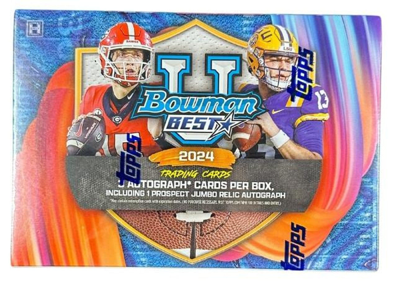 2024 Bowman's University Best Football Breakers Delight Box