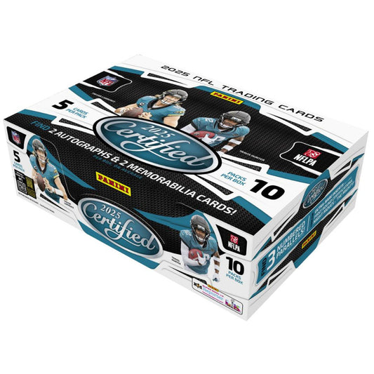 2025 Panini Certified Football Hobby 16 Box Case