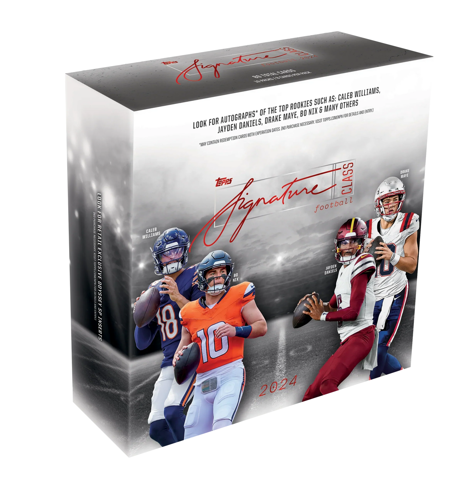 2024 Topps Signature Class Football Mega 20 Box Case
