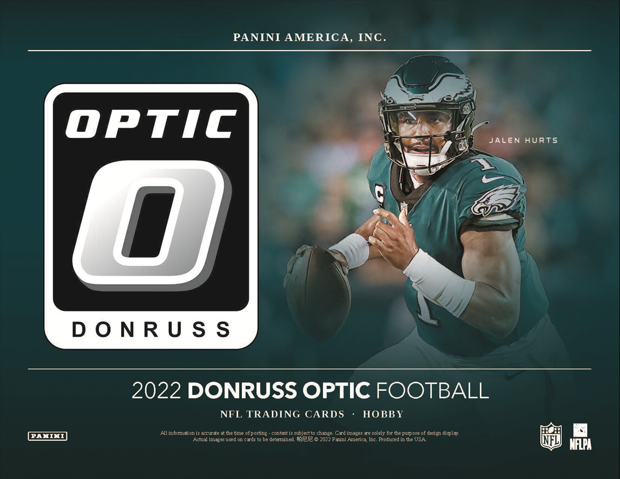 2022 Panini Donruss Optic Football Hobby Box