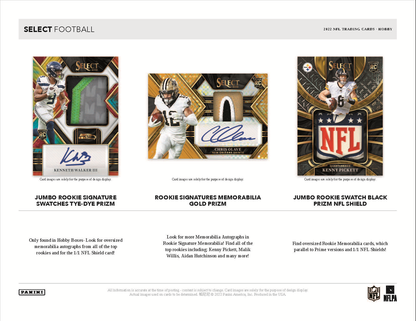 2022 Panini Select Football Hobby Box