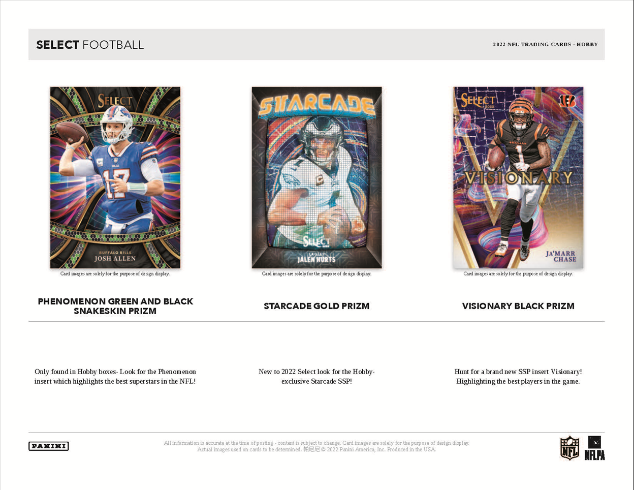 2022 Panini Select Football Hobby Box