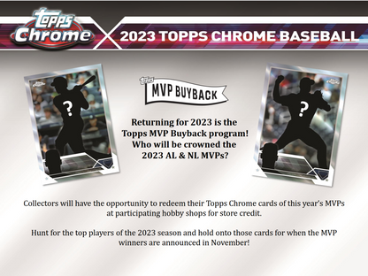 2023 Topps Chrome Baseball Jumbo HTA Box