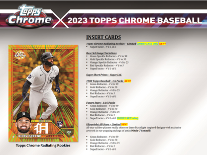 2023 Topps Chrome Baseball Jumbo HTA Box