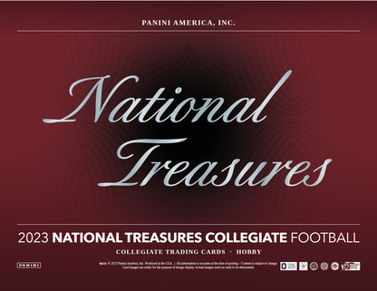 2023 Panini National Treasures Collegiate Football Hobby Box