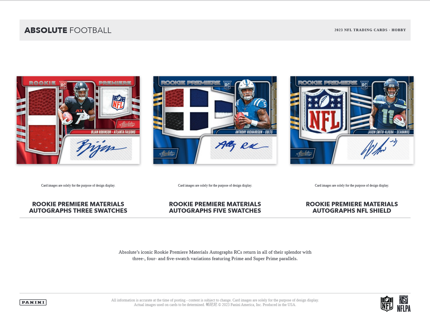 2023 Panini Absolute Football Hobby Box