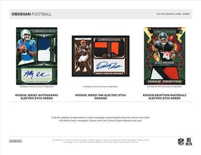 2023 Panini Obsidian Football Hobby 12 Box Case