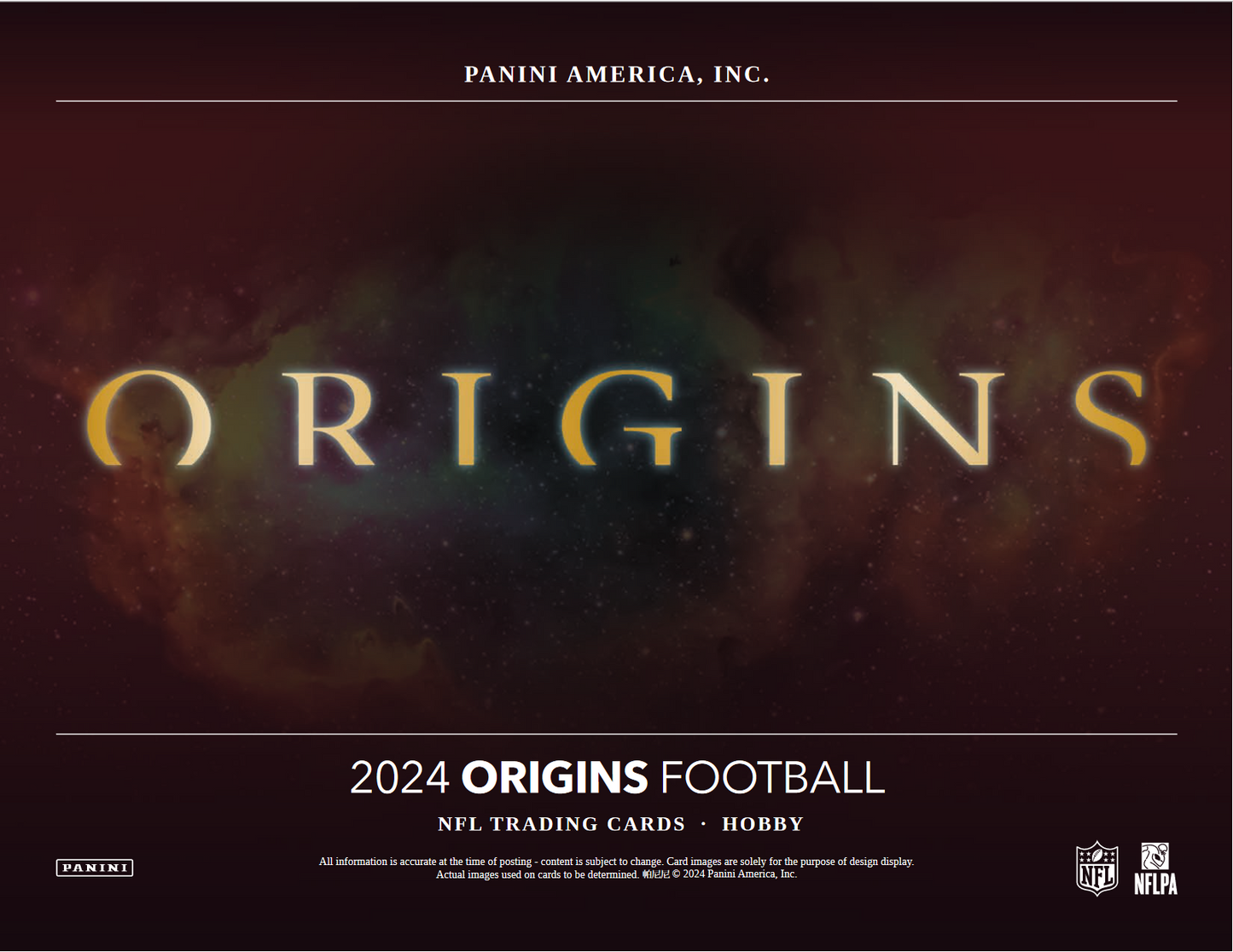 2024 Panini Origins Football Hobby Box