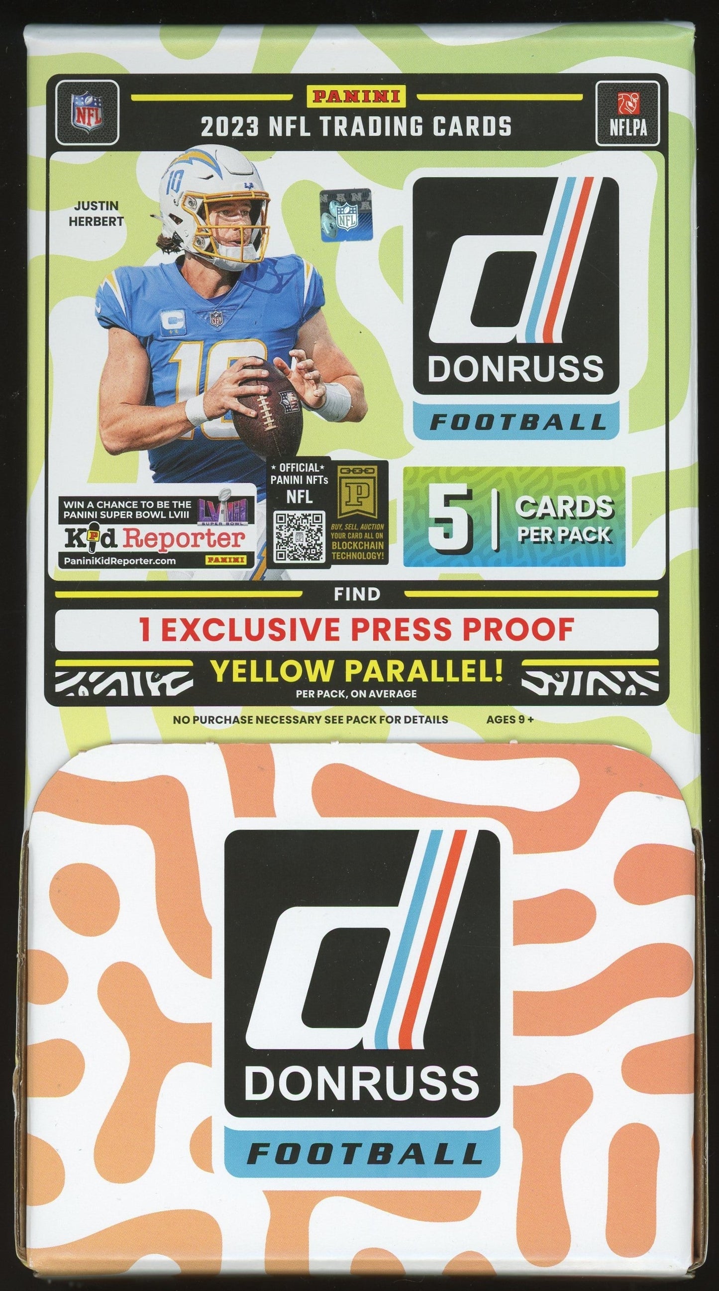 2023 Panini Donruss Football Gravity Feed 6 Box Case