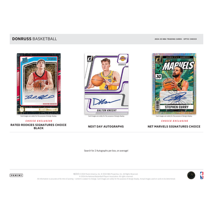 2024/25 Panini Donruss Basketball Choice 20 Box Case