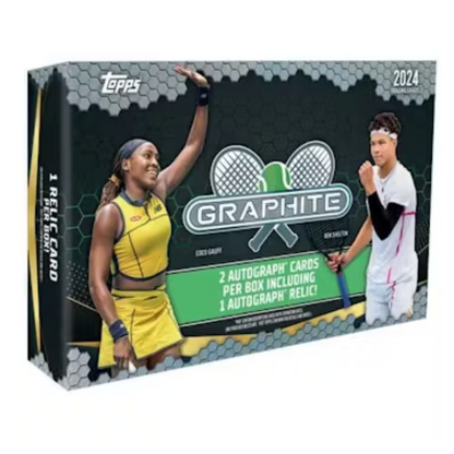2024 Topps Graphite Tennis Hobby 12 Box Case